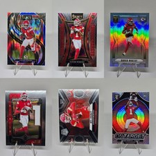 2025 Xavier Worthy Lot 6 Chiefs Select Mosaic Elite Prizm Numbers