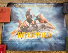 The River Wild 1994 Original UK Quad Poster Meryl Streep Kevin Bacon