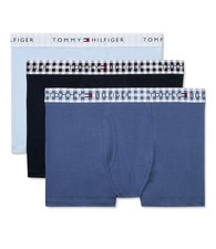 NWT Tommy Hilfiger. 3 Pack. 100 Cotton Classic Trunk. Blue. MSRP 42.50