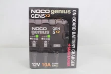 NEW! NOCO Genius GEN5X2 2-Bank 10A (5A/Bank) 12V Onboard Marine Battery Charger