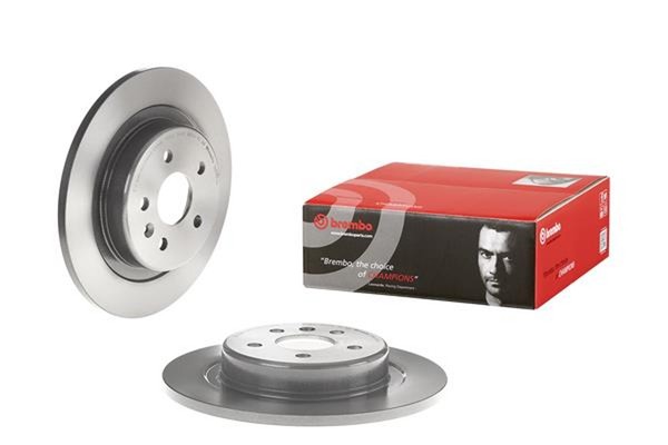 2X Bremsscheibe Prime Line - UV Coated Brembo 08.D757.11 FüR Astra Opel B16 CNG-image