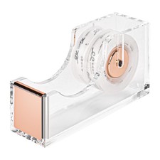 Modern Acrylic Tape Dispenser, Heavy Duty Tape Dispenser with Non-Slip Bace, ...
