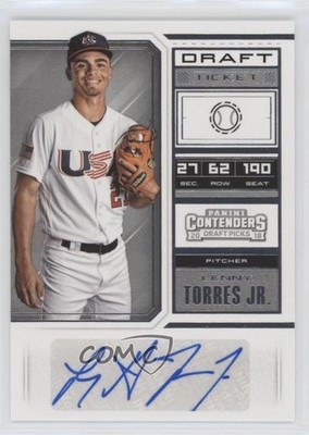 2018 Panini Contenders Draft Picks Draft Ticket Lenny Torres Jr #76 Auto 0l4h