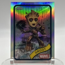 GROOT 2025 Topps Chrome Marvel MCU #35 Guardians of Galaxy Refractor
