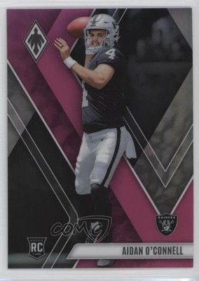 2023 Panini Phoenix Rookies Pink 188/199 Aidan O'Connell #122 Rookie RC 17ok