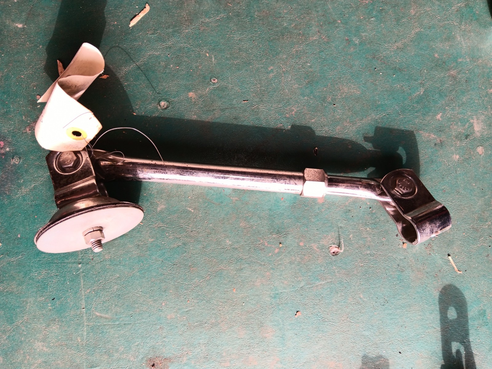 New Sure Plus 865 Chrome Heavy Duty Adjustable Rod Fender Mounting Assembly