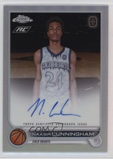 2022-23 Topps Chrome OTE Overtime Elite Naasir Cunningham #CA-NC3 Auto 0co5