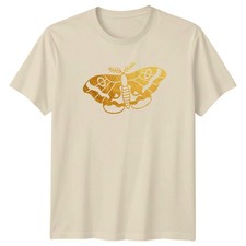Golden Motte Elegant Insekt T-Shirt Motte Entomologie Natur Insekt Geburtstag Geschenk