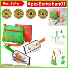 Ultimate Kids Shell Collecting Kit: Mesh Shovels Beach Bags for Adventure