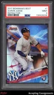 2017 Bowman's Best Refractors #1 Aaron Judge RC Rookie PSA 9 MINT Yankees