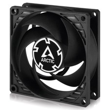 ARCTIC P8 Black 80 mm Case Fan quiet motor Computer 3000 RPM PC