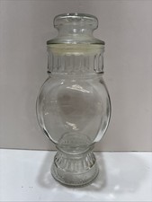 Vintage Apothecary Drug Store Candy Jar with Lid 9 1/4