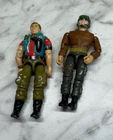 Lot of 2 GI Joe 1980s Action Figures Joe Law & Order & Gunner O’Grady