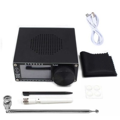 1Pc ATS25X2 Radio Receiver FM RDS AM LW MW SW SSB DSP Receiver w/ WIFI Antenna