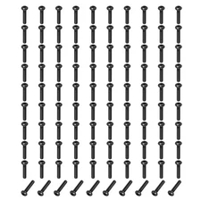 100 Pcs M3-0.5x17mm Button Head Socket Cap Bolts Screws 10.9 Grade Alloy Steel