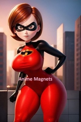 Kühlschrankmagnet Helen Parr Elastigirl Die Unglaublichen Sexy Anime Art 8815 a
