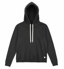 Vuori Halo Essential Hoodie Womens Small Black Heather Pullover Sweatshirt