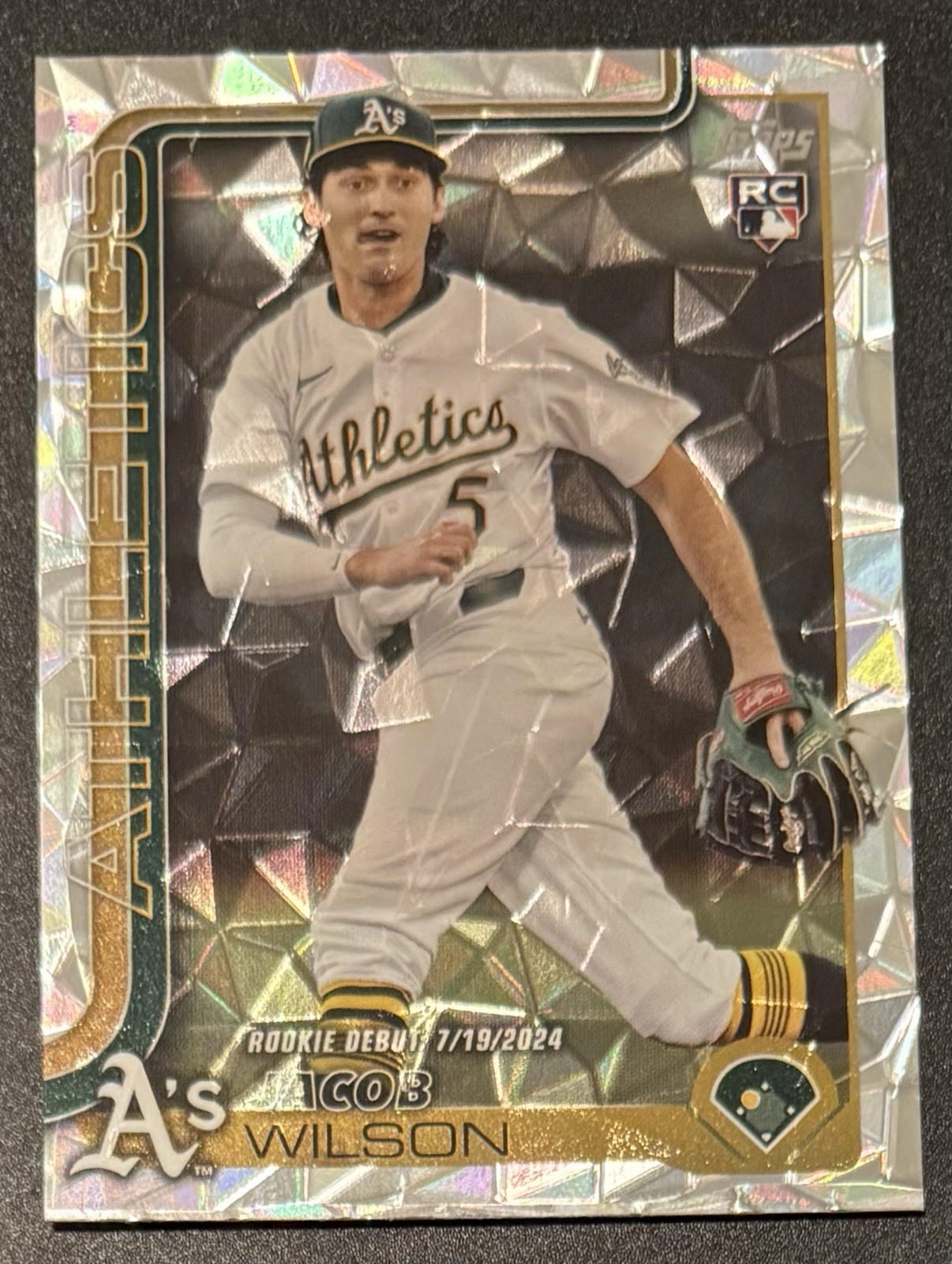 2025 Topps Update Jacob Wilson #US180 Diamante Foil RC (M1)