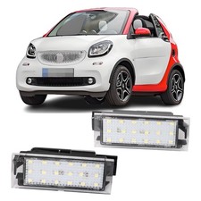 Passt für Smart Fortwo Cabrio. 453 ab 09.15 LED Kennzeichenbeleuchtung Leuchte