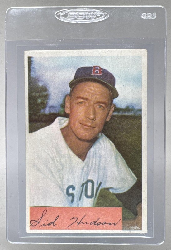 Sid Hudson 1954 Bowman #194