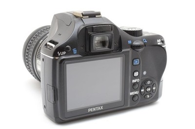 PENTAX K-x 12.4MP Digital Camera Black Body w/18-55mm Lens Set