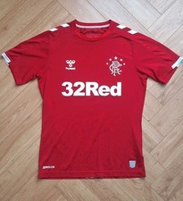 GLASGOW RANGERS FOOTBALL Club Away 3rd SHIRT HUMMEL SIZE Large Mens 