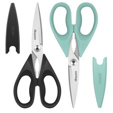 All Purpose Kitchen Shears Heavy Duty - Stainless Steel Kitchen Shears With P...
