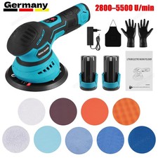 12V Akumulator Profesjonalna polerka Polerka z 2x baterią Szlifierka samochodowa Narzędzie