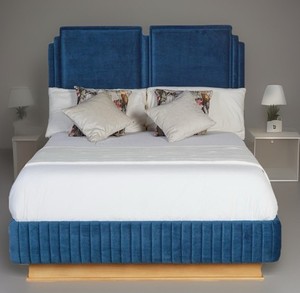 Beautiful queen size bed frame with mattress included