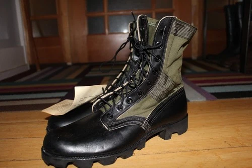 Vtg Deadstock Vietnam Era Hi-Pals Jungle Boots 9 N 60s Ro-Search Spike Military