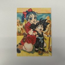 Shi Guang Dragon Ball Son Goku Bulma SKETCH CARD HAND-DRAWN Artist Si Chen 1/1