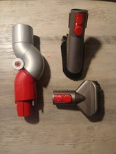 3 pcs NEW OEM Dyson Quick Release Adaptor Up Top Adjustable Angle Tool Brush LOT