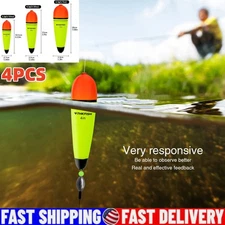 4/6/7inch 4pcs Fishing Floats Bobbers Set For Freshwater Saltwater Eva Floats