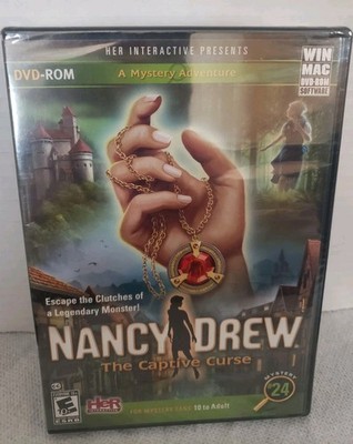 Nancy Drew: The Captive Curse (Windows/Mac, 2011) Fast Shipping, Puzzle Mystery