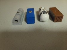 Wooden Railway Train Lot x 4 Imaginarium Magnetic Cargo Pieces works w Thomas