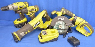 RYOBI 5 tool combo PCL500, P250, P703, PCL235 & PCL515
