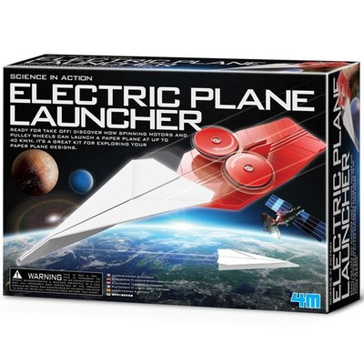 4M | Elektrischer Papierflugzeugwerfer | Wissenschaft in Aktion | Für Kinder ab 8+