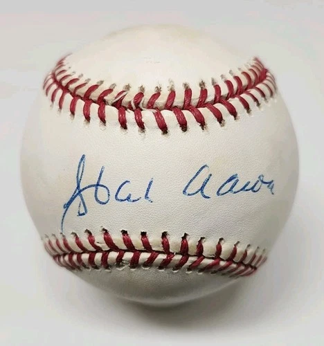 Hank Aaron Signed Auto Rawlings Official National League Baseball JSA LOA B4