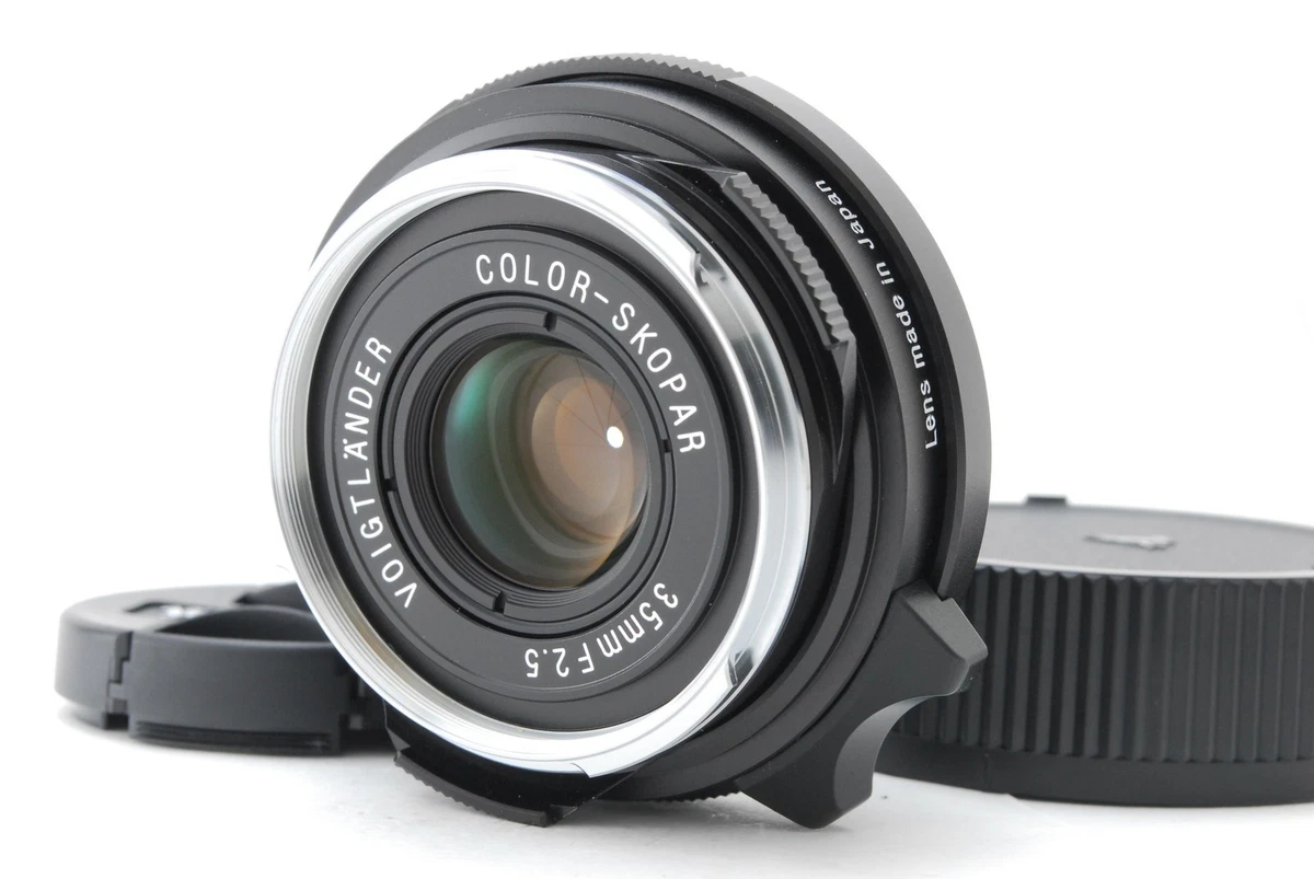Voigtländer Camera Lenses 35mm Focal f/2.5 Maximum Aperture for