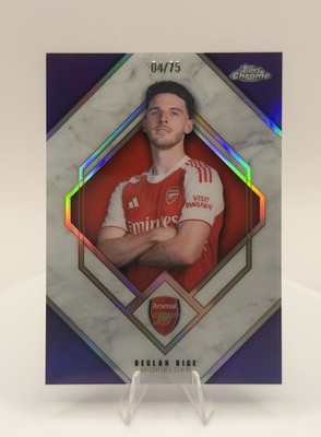 Declan Rice - Marble Icons /75 - Topps Chrome Arsenal 2025/26 - NM/M