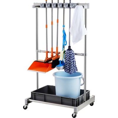 Uimoso Gartengeräte Ständer Gerätehalter Organizer Edelstahl PP 1243x508x660mm