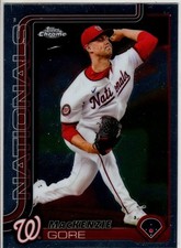 2025 Topps Chrome Baseball MacKenzie Gore No. 160 Washington Nationals