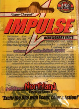 Impulse Northland #IBWO-3 Fishing Tackle IBWO-3 5” Waxy Black-1pk of 15pc-SHIP24