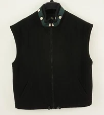 A Tail We Could Wag Belt Back Full Zip Wool Vest Small/Medium Unisex Penguin