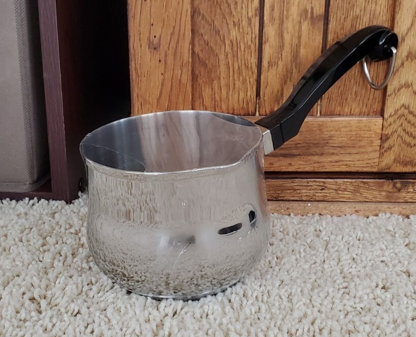 FARBERWARE Butter Warmer 5/8 Quart 18/10 Stainless Steel 3 1/2 Melting