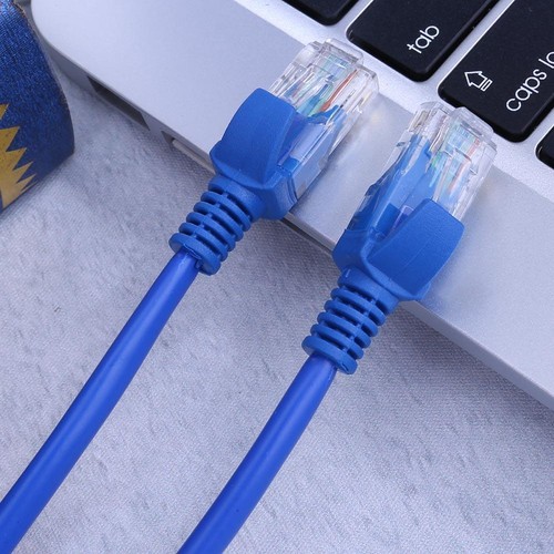 fr 1/1.5/2/3/5/10m Ethernet cables 8 broches Connecteur CAT5 100M Ethernet Inter - Afbeelding 1 van 4