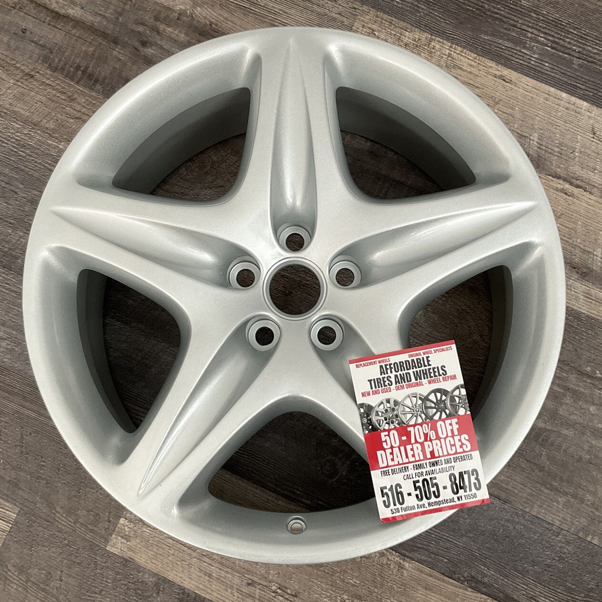 2004-2009 Jaguar XJ8 XJ8L XJ 19x8.5 Silver Wheel Rim 19 x 8.5