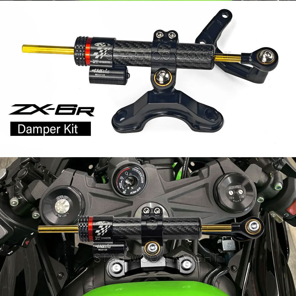 ZX 6R 2025 Motorcycle Steering Stabilizer Kit For Kawasaki ZX 6R 2025 Motorcycle Steering Stabilizer Kit For Kawasaki
