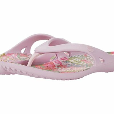 Vera Bradley Crocs Kadee ll Flip Ballerina Pink Womens 9 LIMITED EDITION