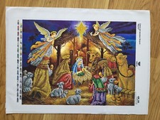 Bead Embroidery Kit Nativity Christmas Beading Needlepoint Beads Stitching